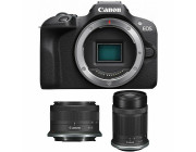 Mirrorless Camera CANON EOS R100+RF-S 18-45 f/4.5-6.3 IS STM + RF-S 55-210 f/5.0-7.1 IS STM (6052C036)